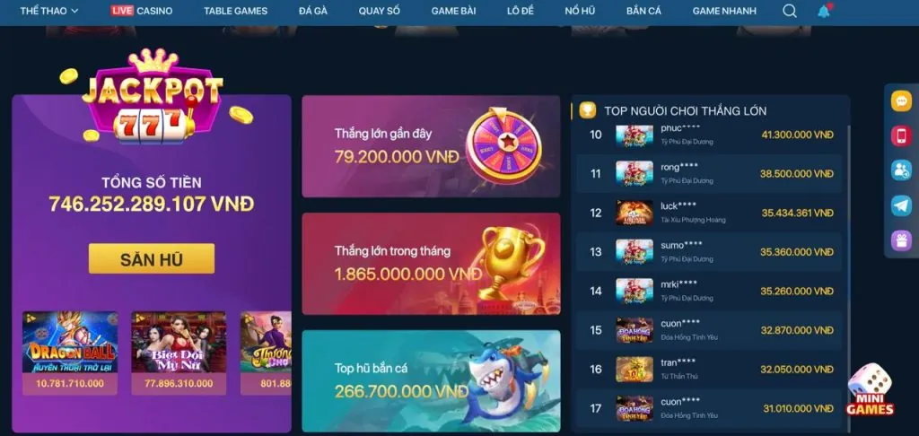 Game video slot hiện đại 69vin